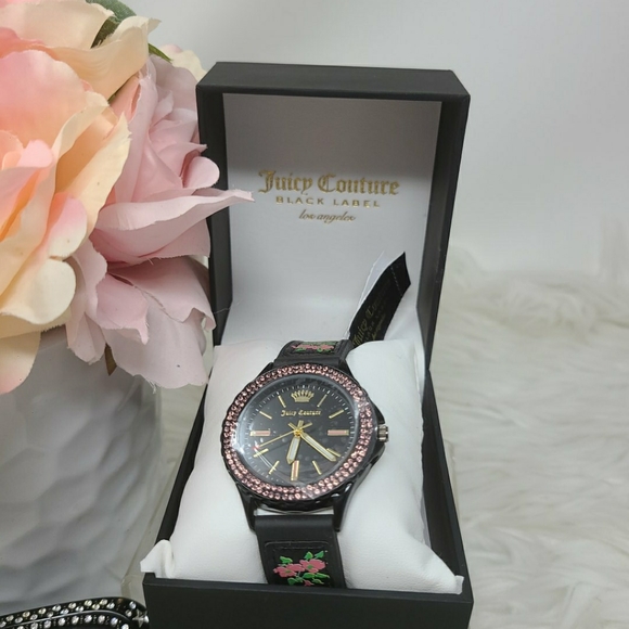 Juicy Couture Floral with Rhinestone Watch - Picture 4 of 6